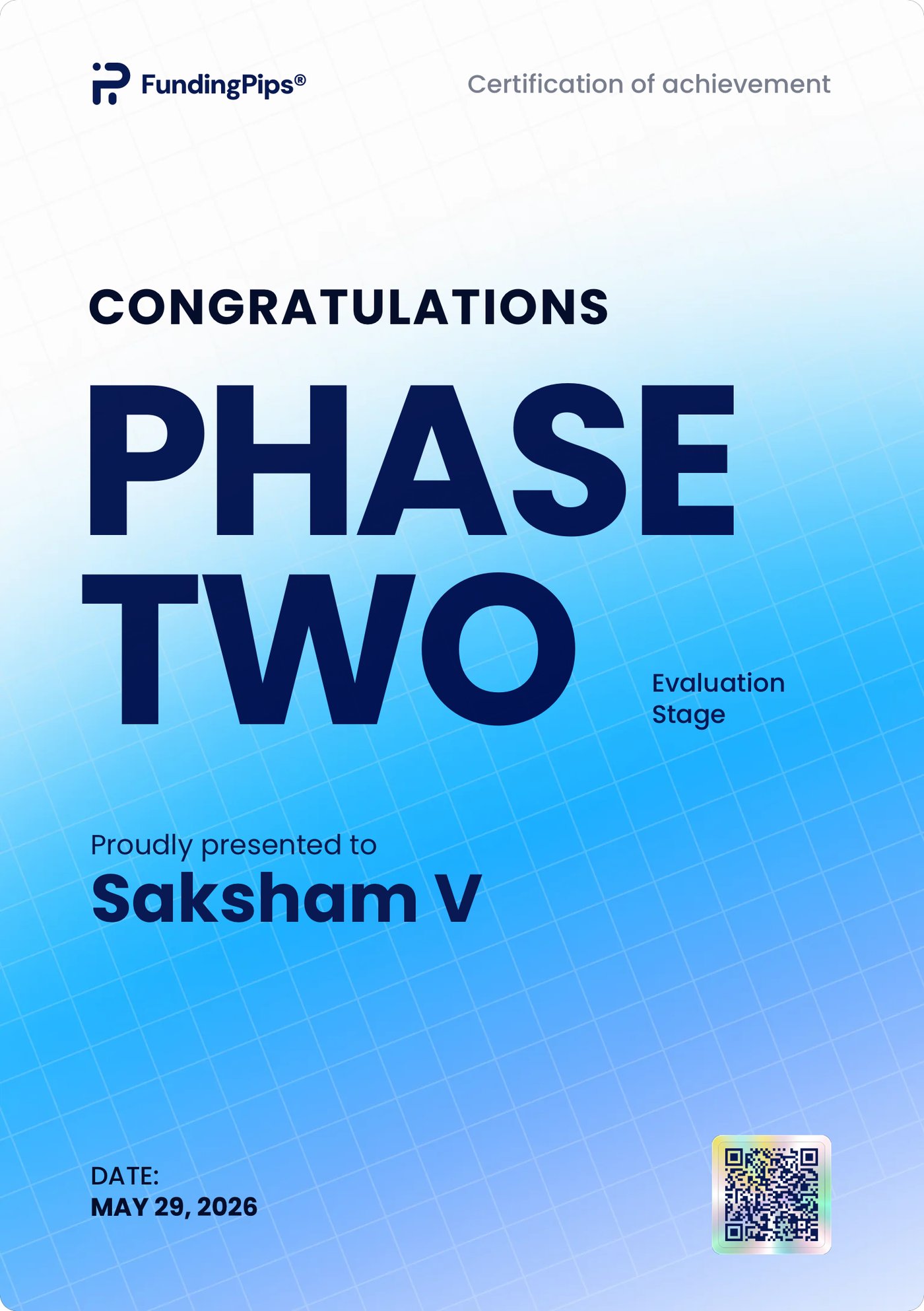 Phase Two — Evaluation Cleared